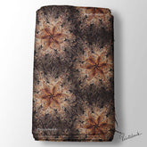 3D Abstract Floral Designer Printed Fabric For Indo Western Wear for women